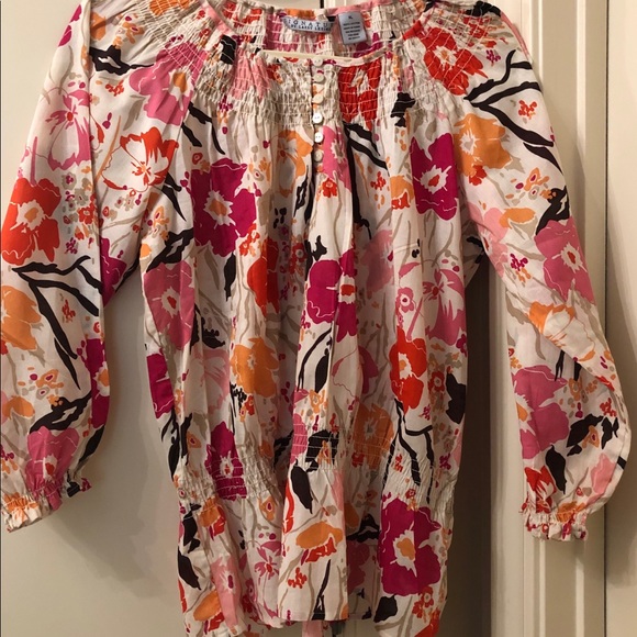 Peasant Blouse by Signature by Larry Levine. - Picture 2 of 6